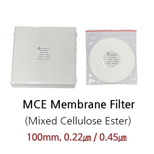 친수성 멤브레인 필터 MCE(Mixed Cellulose Ester) Membrane Filter (Diameter 100mm)